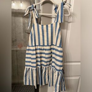Striped mini dress - size small